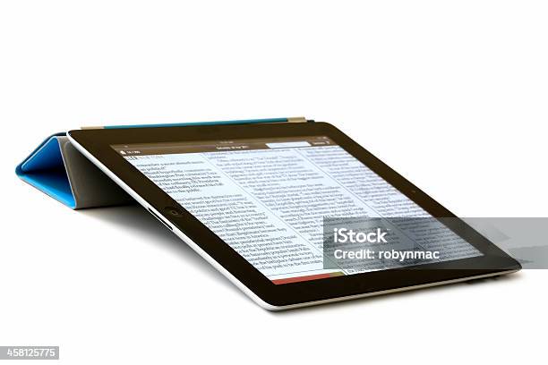 Apple Ipad 2 Mit Eleganten Umschlag Stockfoto und mehr Bilder von Buch - Buch, Computer, Computeranlage