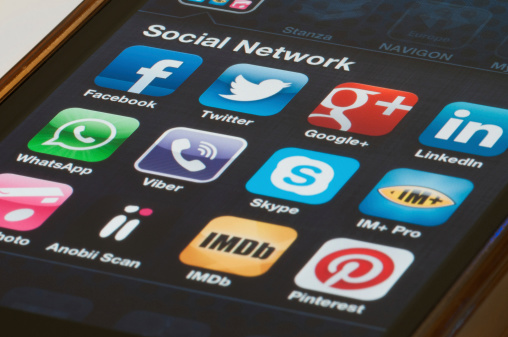 Social Network Application Stock Photo - Download Image Now - Anobii ...