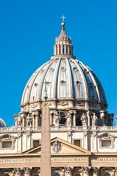 san 표트르, 로마, 이탈리아. - vatican dome michelangelo europe 뉴스 사진 이미지