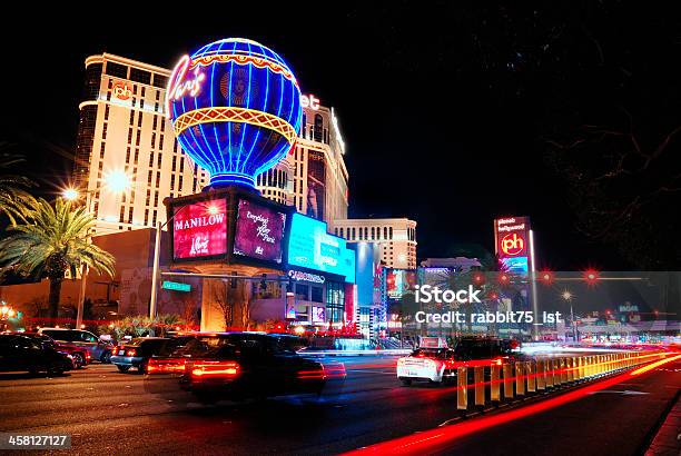 Las Vegas Strip Bei Nacht Stockfoto und mehr Bilder von Abenddämmerung - Abenddämmerung, Architektonisches Detail, Architektur