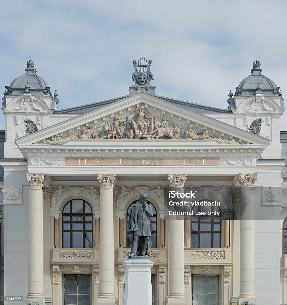 国立劇場の「バシレ Alecsandri 「ヤシ,ルーマニア - Foto de stock de Arquitetura royalty-free