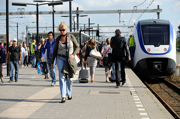Railway station in Eindhoven, Netherlands.
