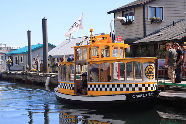 B.C. water taxi stock photo