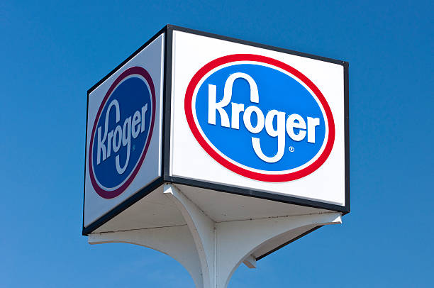 Kroger Outdoor Sign stock photo