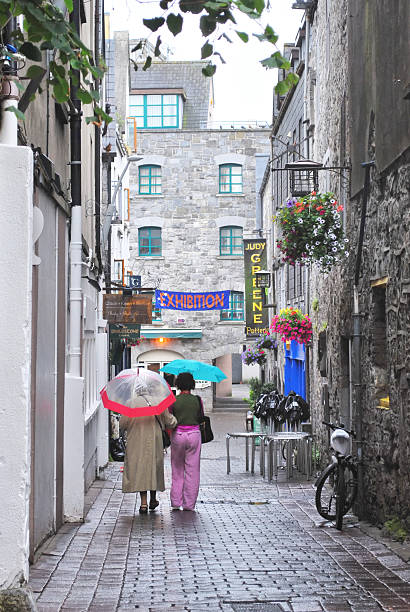 Rua de Galway - fotografia de stock