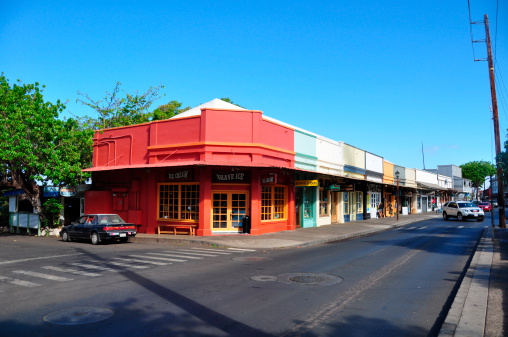 Cape Town, South Africa - December 12th 2022: Street with typical architecture in the center of Cape Town