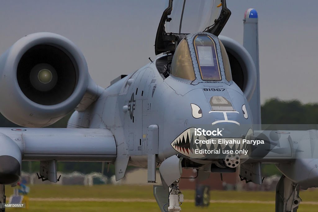 Fairchild A-10 Thunderbolt II - Foto stock royalty-free di Fairchild A-10 Thunderbolt