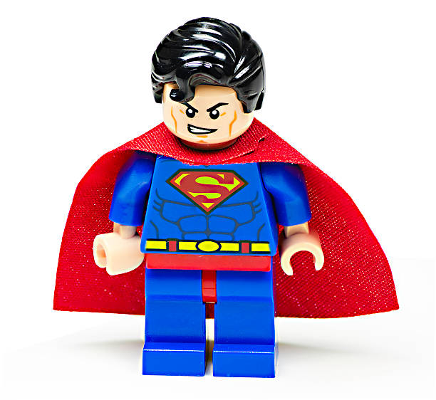 de lego superman - superman fotografías e imágenes de stock