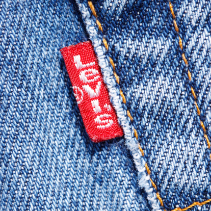 Levis Red Tab Stock Photo - Download Image Now - Levi's, Jeans, Label -  iStock