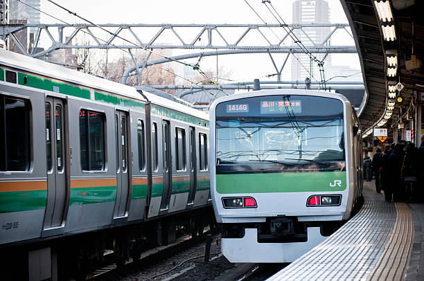 東京の地下鉄駅 - 列車 写真 ストックフォトと画像