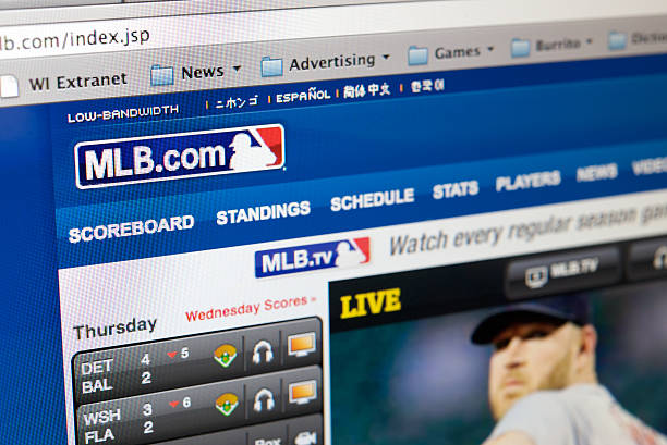 major league baseball mlb.com - major league baseball zdjęcia i obrazy z banku zdjęć