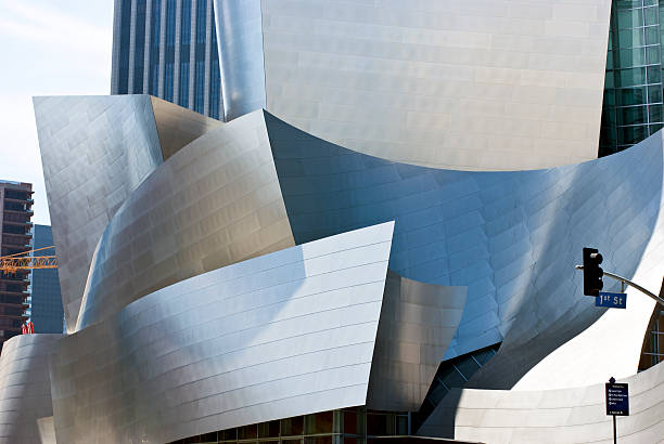 Architettura americana/California: Walt Disney Concert Hall Los Angeles, Stati Uniti - foto stock