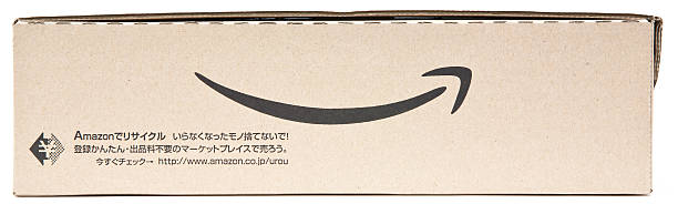 Amazon Japan packaging stock photo