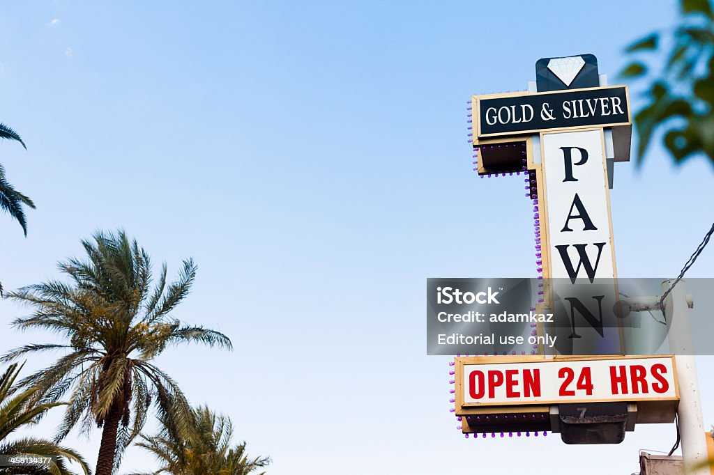 Gold and Silver Pawn Shop Las Vegas, Nevada, United States - July 23, 2011: Gold and Silver Pawn Shop in Las Vegas Nevada, the store is famous because of the television show Pawn Stars Pawnbroker Stock Photo