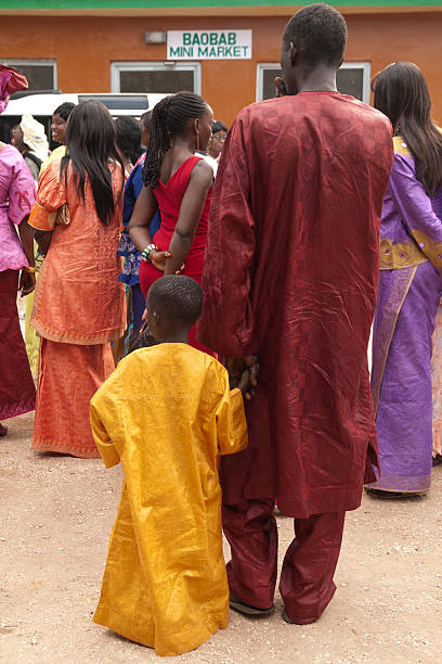 Gambian Wedding stock photo