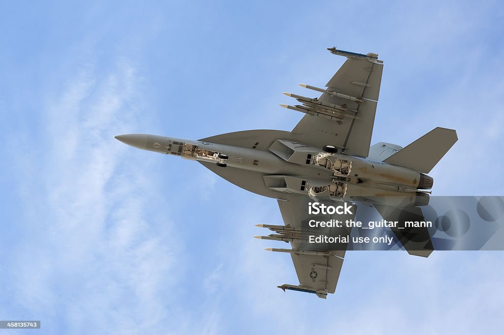 Super F - 18 Hornet - Foto de stock de McDonnell Douglas FA-18 Hornet libre de derechos