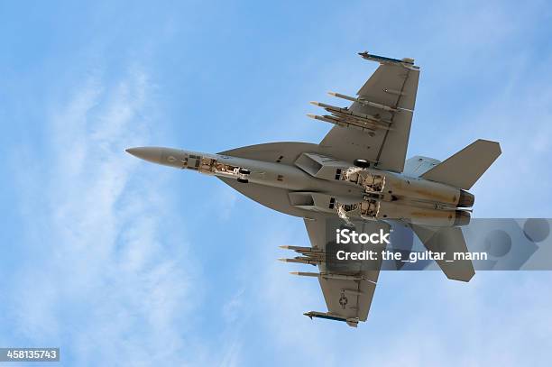 F Super 18 Hornet - Fotografias de stock e mais imagens de McDonnell Douglas FA-18 Hornet - McDonnell Douglas FA-18 Hornet, Exército Americano, Veículo Aéreo