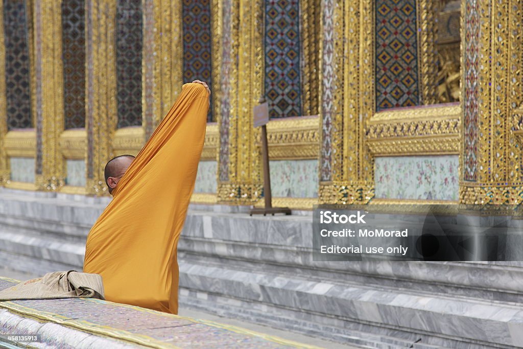 Buddhist Mönch - Lizenzfrei Architektur Stock-Foto