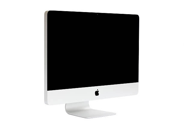 nowy komputer imac, w połowie 2011 modelu. - imac zdjęcia i obrazy z banku zdjęć