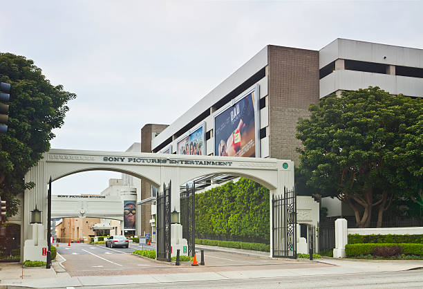 sony pictures studio east gate intrattenimento - sony foto e immagini stock