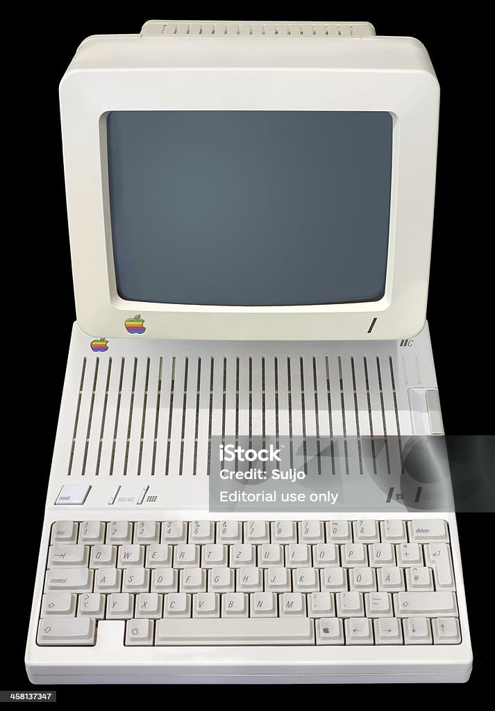 Apple de Desenvolvimento (IIc - Royalty-free 1980-1989 Foto de stock