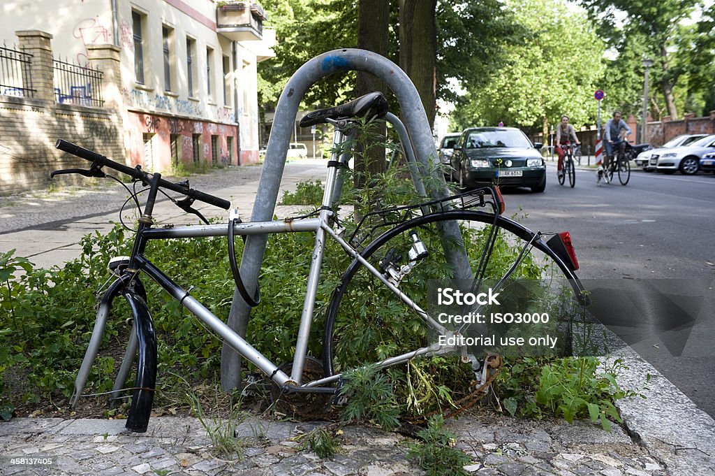 Straßen von Berlin - Lizenzfrei Fahrrad Stock-Foto