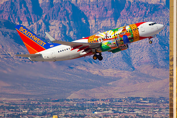 Boeing 737-800 Флорида з Southwest Airlines - Hotel Casino Luxor Photos Stock Photos and Images