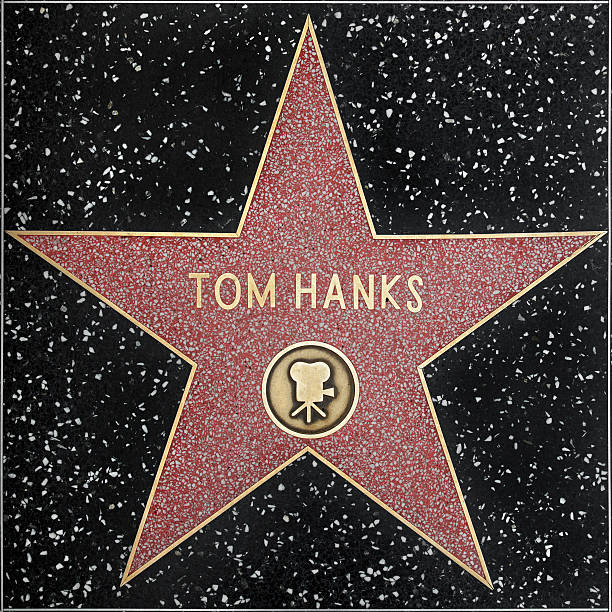 аллея славы голливудских звезд-tom hanks xxxl - tom hanks стоковые фото и изображения