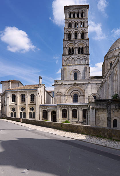 Tower of St. Peter Cathedral in Angouleme, Poitou Charentes, France Tower of St. Peter Cathedral in Angouleme, Poitou Charentes, France angouleme stock pictures, royalty-free photos & images