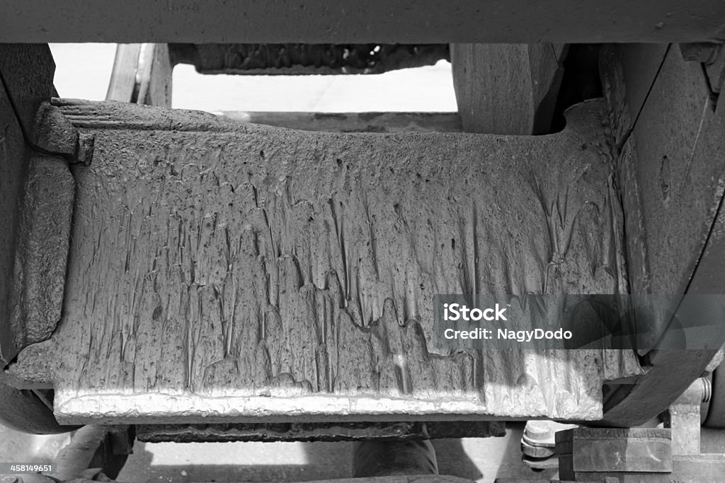 Erodido superfície da mill lâminas - Foto de stock de Abstrato royalty-free