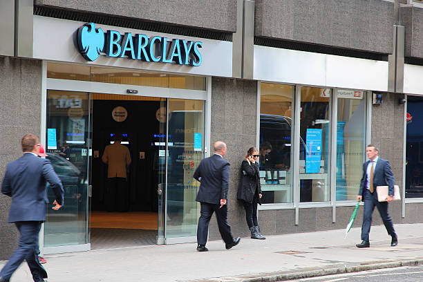 London - Barclays Bank stock photo