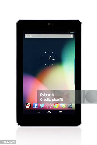 Google Nexus 7 클리핑 경로를 0명에 대한 스톡 사진 및 기타 이미지 - 0명, 7, Brand Name