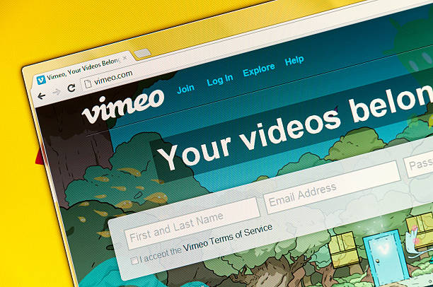 vimeo - vimeo stock-fotos und bilder