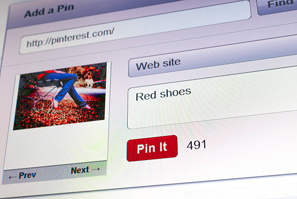 pin it ボタン - pinterest ストックフォトと画像
