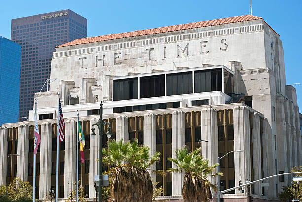 American edifícios: Los Angeles Times notícias sede, L.A.  Califórnia, EUA - fotografia de stock