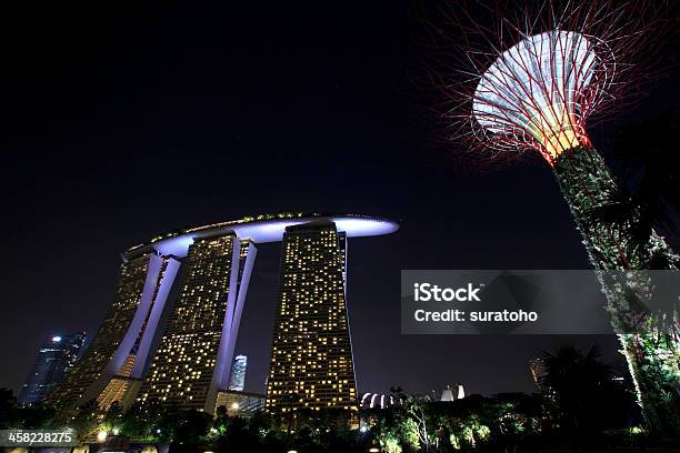 Marina Bay Sands Hotel Singapur Stockfoto und mehr Bilder von Architektur - Architektur, Asien, Brücke