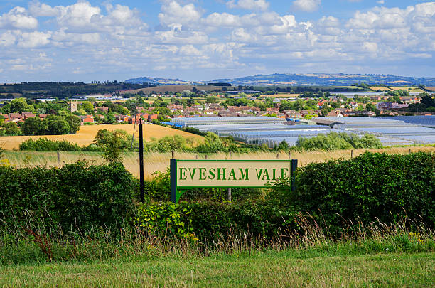 de ferrocarriles - vale of evesham town worcestershire midlands fotografías e imágenes de stock