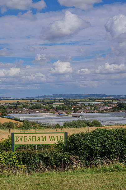 de ferrocarriles - vale of evesham town worcestershire midlands fotografías e imágenes de stock