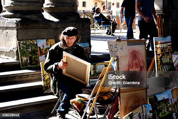 Artista Di Strada - Fotografie stock e altre immagini di Artigiano - Artigiano, Firenze, Antico - Condizione