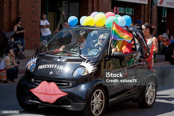Gay Pride Smart Car Stock Photo - Download Image Now - 2012, Adult, Alternative Fuel Vehicle