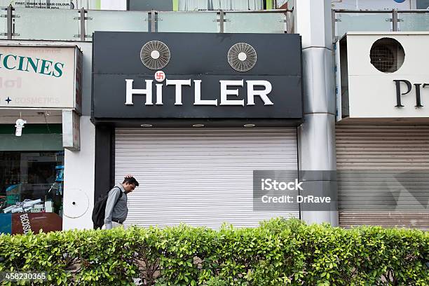 Clothing Store Hitler In Ahmedabad Stock Photo - Download Image Now - Adolf Hitler, Ahmedabad, Clothing