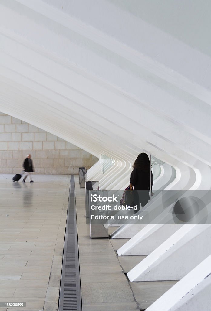 Выставочный и конференц-центр Ciudad de Oviedo, Spain - Стоковые фото Архитектор роялти-фри