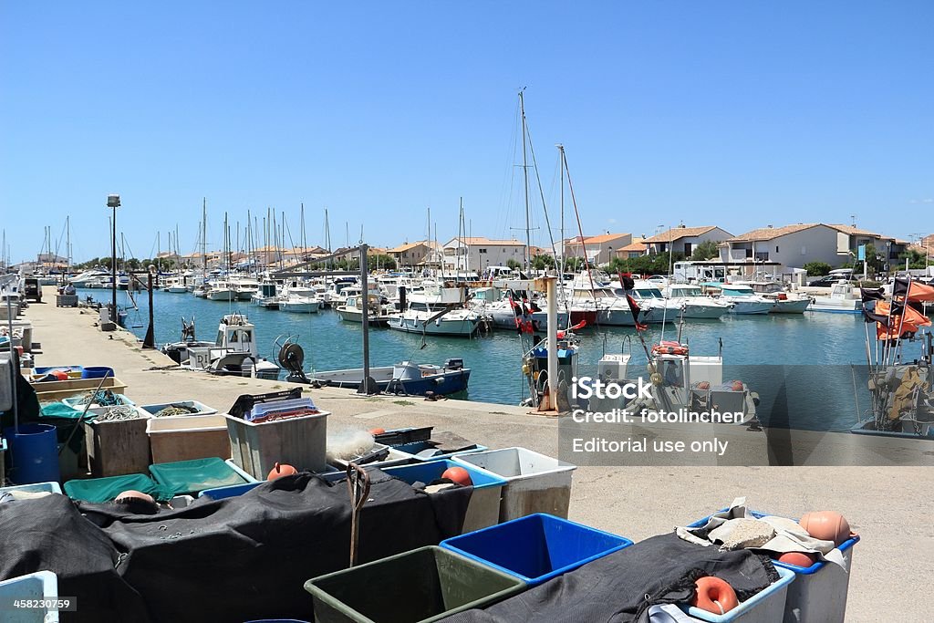 Saintes-Maries-de-la-Mer, Frankreich - Lizenzfrei Hafen Stock-Foto