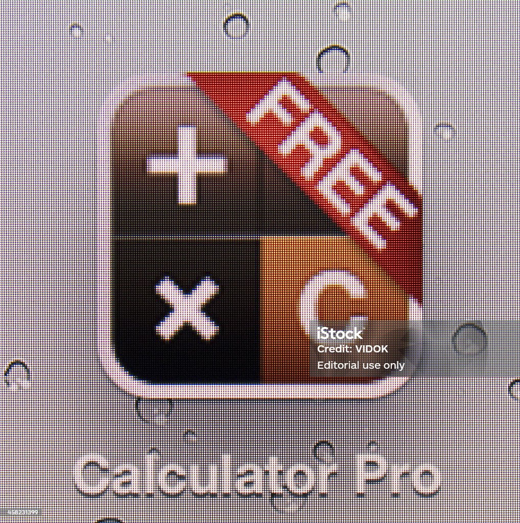 A calculadora - Royalty-free Agenda Eletrónica Foto de stock