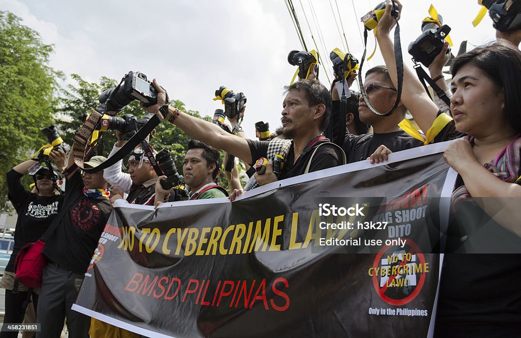 Fotógrafos antigubernamental Demostración - Foto de stock de Campaña política libre de derechos