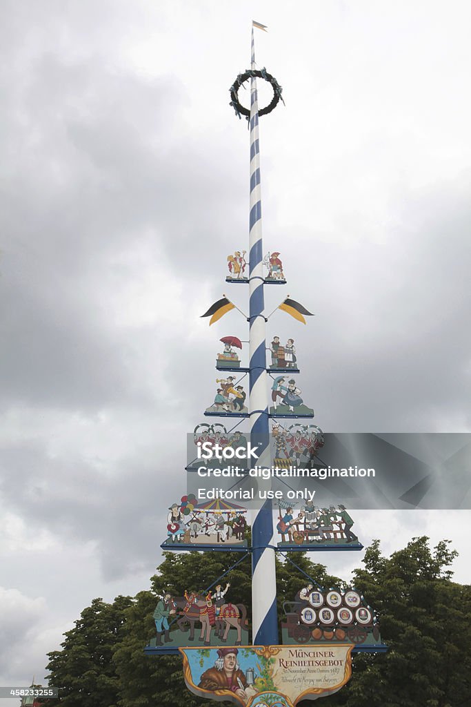 Bávaro palo de mayo - Foto de stock de Alemania libre de derechos