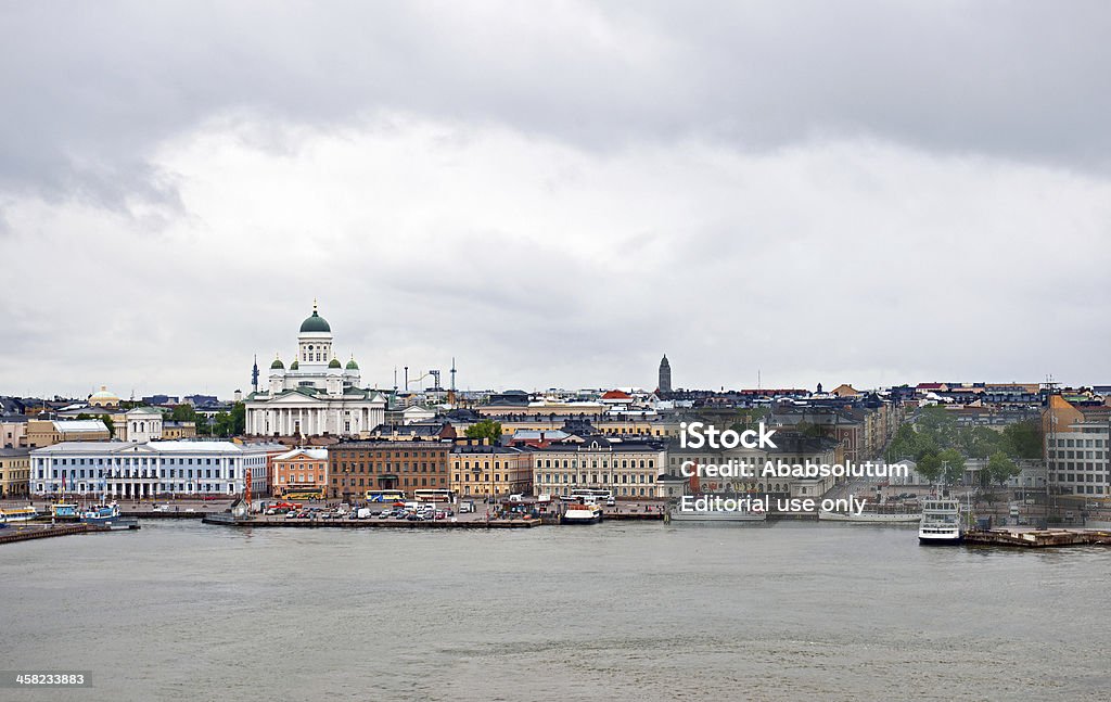 Schönen Blick über Helsinki vom Kreuzfahrtschiff Finnland - Lizenzfrei Alt Stock-Foto