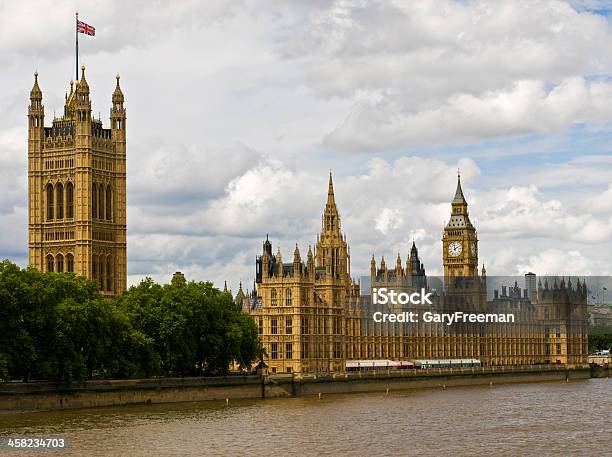 Photo libre de droit de Maisons Du Parlement Londres Angleterre banque d'images et plus d'images libres de droit de Angleterre - Angleterre, Architecture, Big Ben