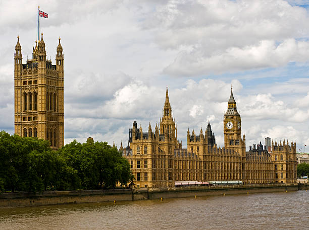 Houses of Parliament (London, England) stock photo