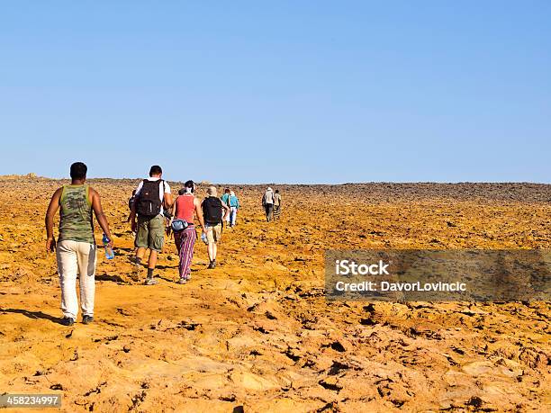 Dallol Ходьбы — стоковые фотографии и другие картинки Dallol - Ethiopia - Dallol - Ethiopia, Афарская котловина, Африка